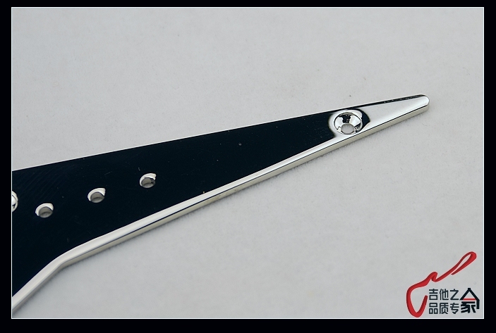 Han silver wide type V wear body electric guitar string board fixed ...